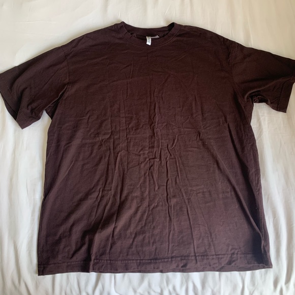 oversized brown t shirt - Picture 1 of 3